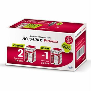 Accu-Chek Performa Embalagem Promocional 25 Unidades LV3PG2